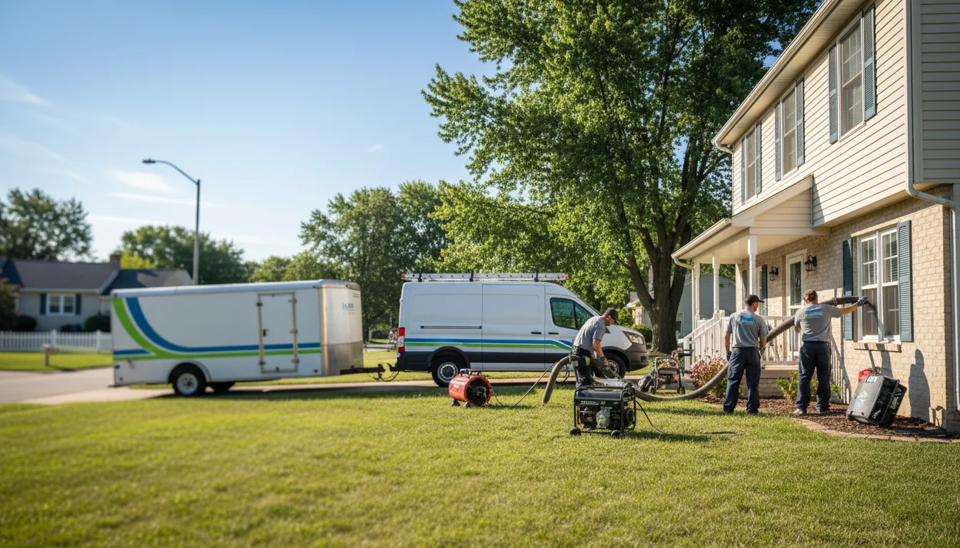 Flooded Basement Restoration And Cleanup With Repair in Admire, KS near me